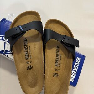 Birkenstock Black Footbed Sandals
